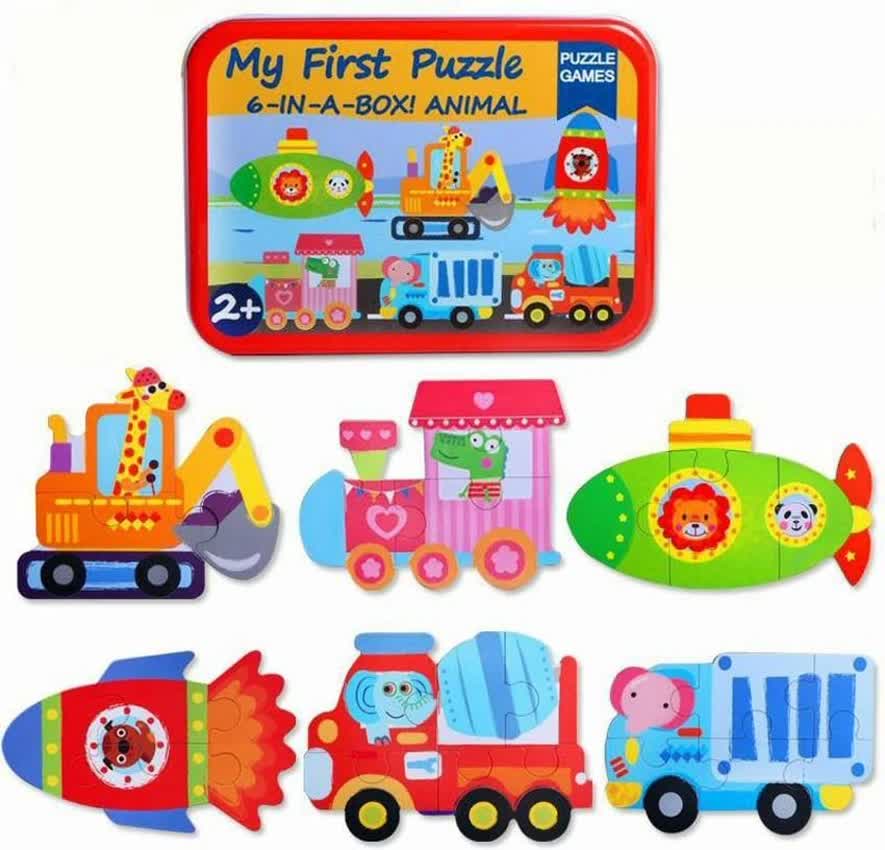 جعبه پازل حیوانات- میوه شهری-آیتم کالا:R-16